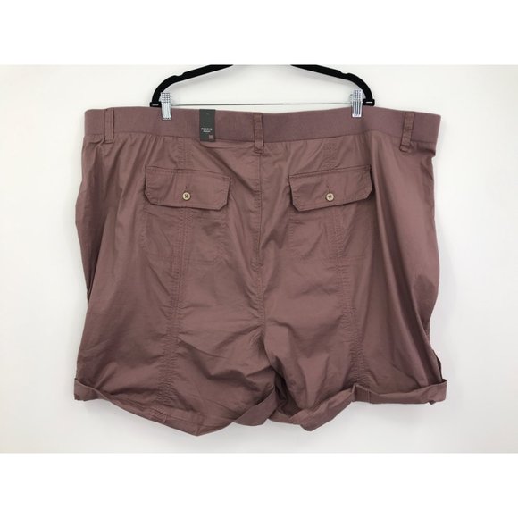 Torrid Bermuda Stretch Poplin Mid-Rise Short Mauve Size 30 NEW - Picture 3 of 7